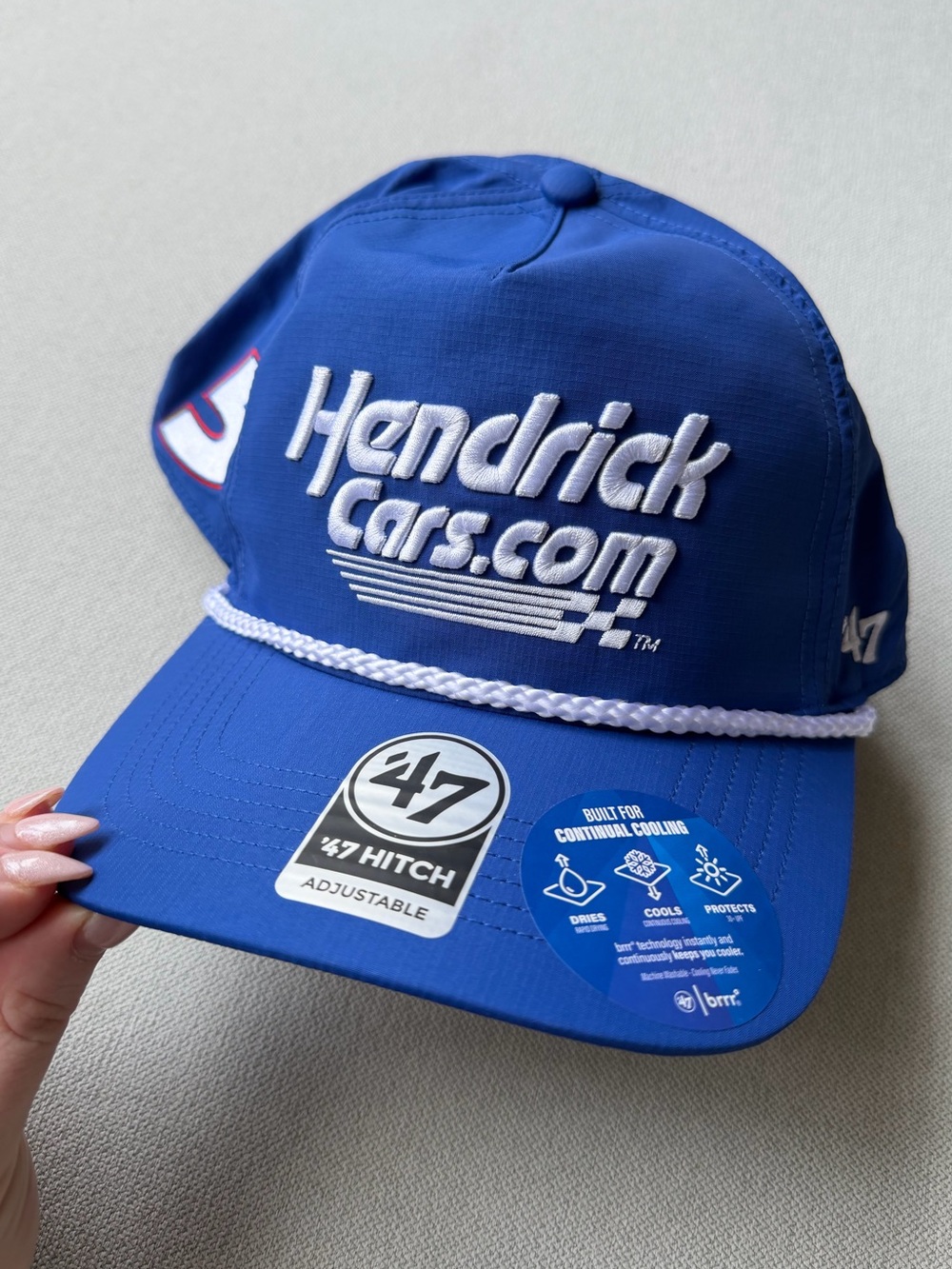 Blue ‘47 Hitch HendrickCars.com Kyle Larson Fairway Adjustable Hitch Hat Unisex - Picture 2 of 6